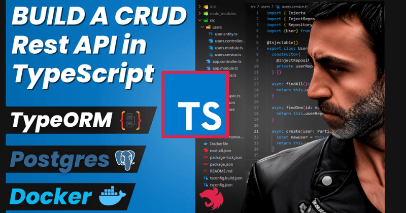 TypeScript CRUD Rest API, using: Nest.js, TypeORM, Postgres, Docker and Docker Compose