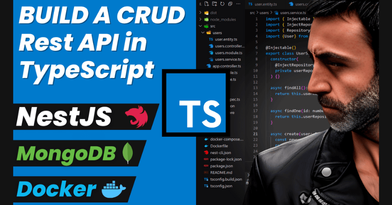 TypeScript CRUD API using NestJS, Mongoose, MongoDB, docker and Docker Compose